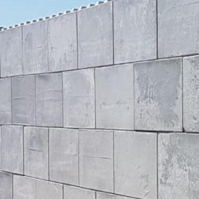 Betonnen Legoblokken Wand